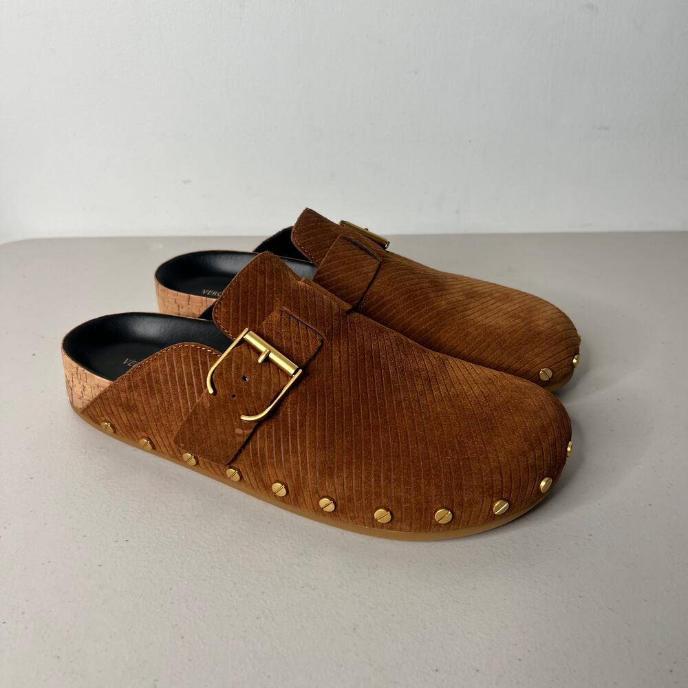 Veronica Beard Studded Fern Boston Clog Size 9 - Picture 7 of 10